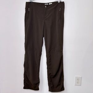 Columbia Titanium 🏂 Women's Brown UNLINED Outdoor Ski Pants Size 10
